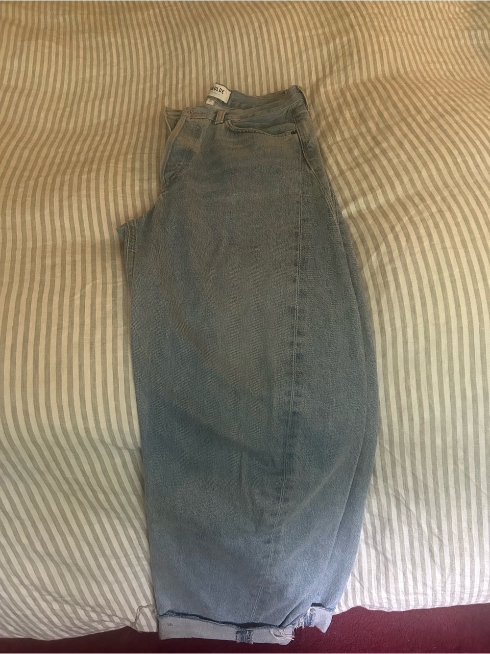 Agolde Light Wash Luna Jeans - Picture 5 of 6
